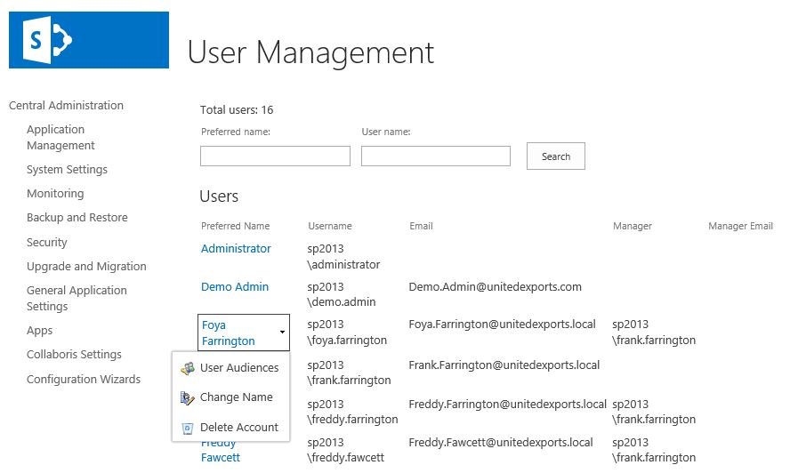 NEW! User Management