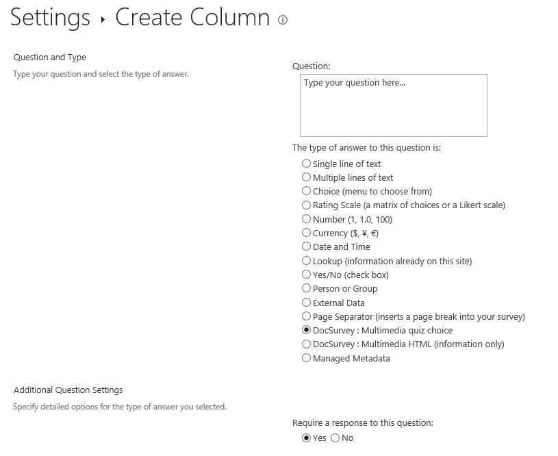 add a question Image showing how to add a question to a quiz