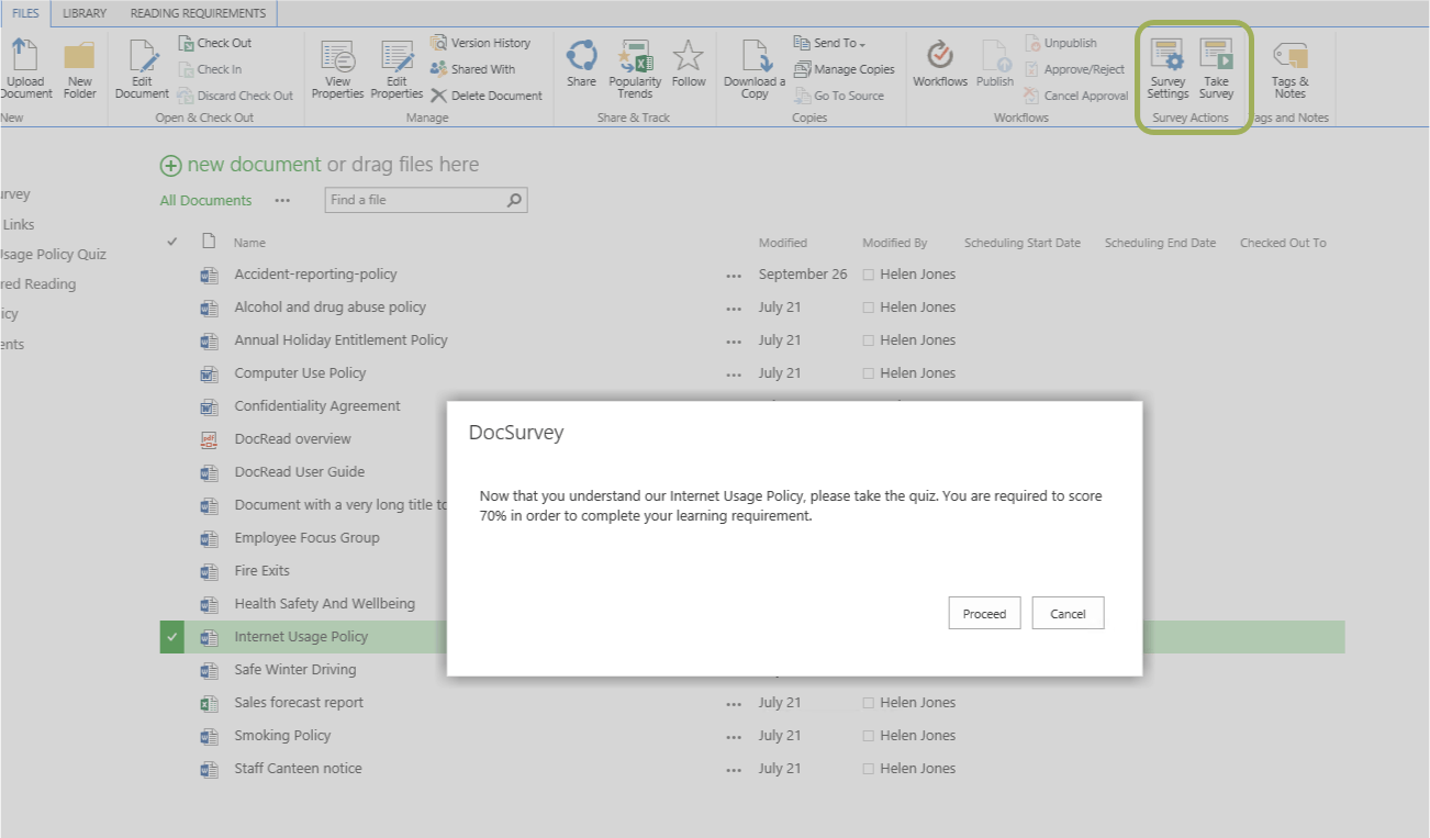 Image showing how to take a survey