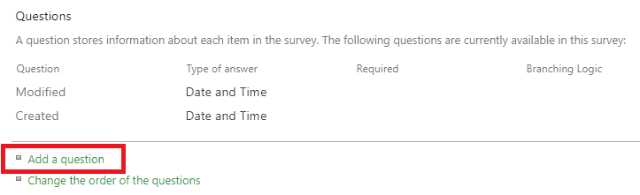 add a question add a question