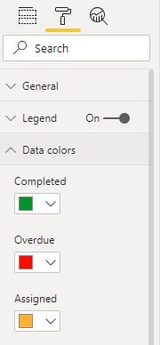 change colors used for real status Image showing the different colors used for real status
