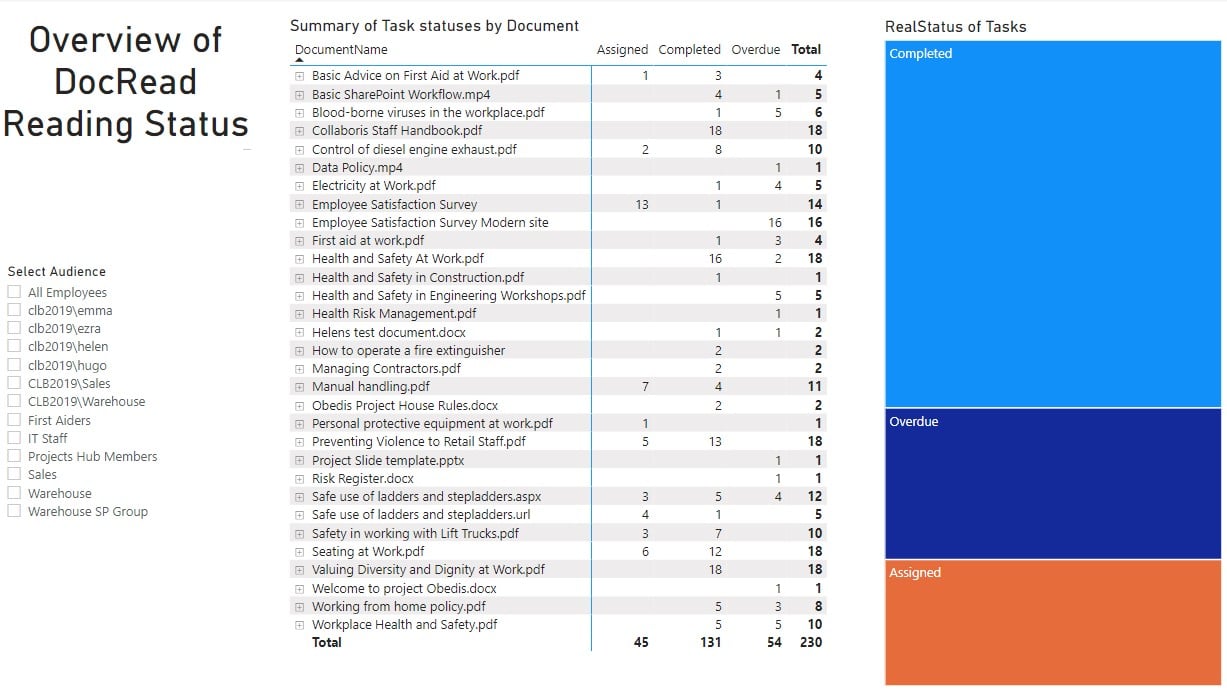 final matrix report