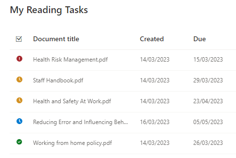 image showing the DocRead365 web part