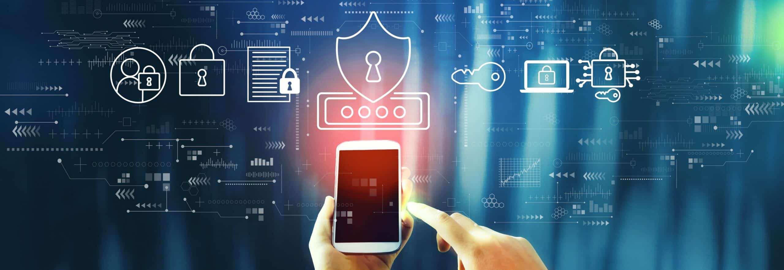 mobile phone security image showing mobile phone security