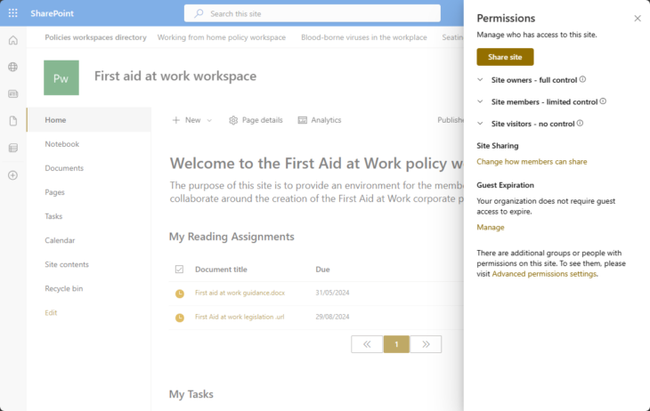 Policy Module Sharepoint Build a policy lifecycle with SharePoint and Microsoft 365 - Part 1